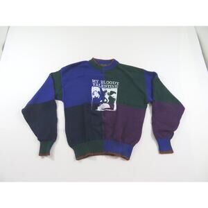 My Bloody Valentine Sweater Colours By Alexander Julian Knit Sz XL 1990s